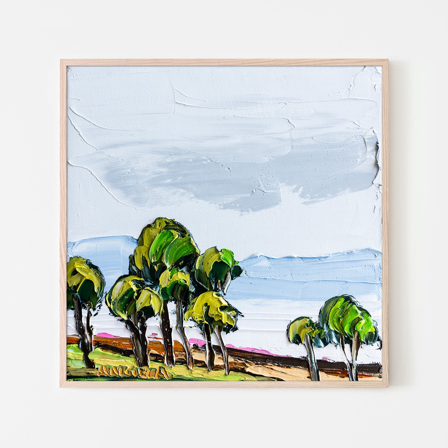 wall-art-print-canvas-poster-framed-Trees by the Lake-6