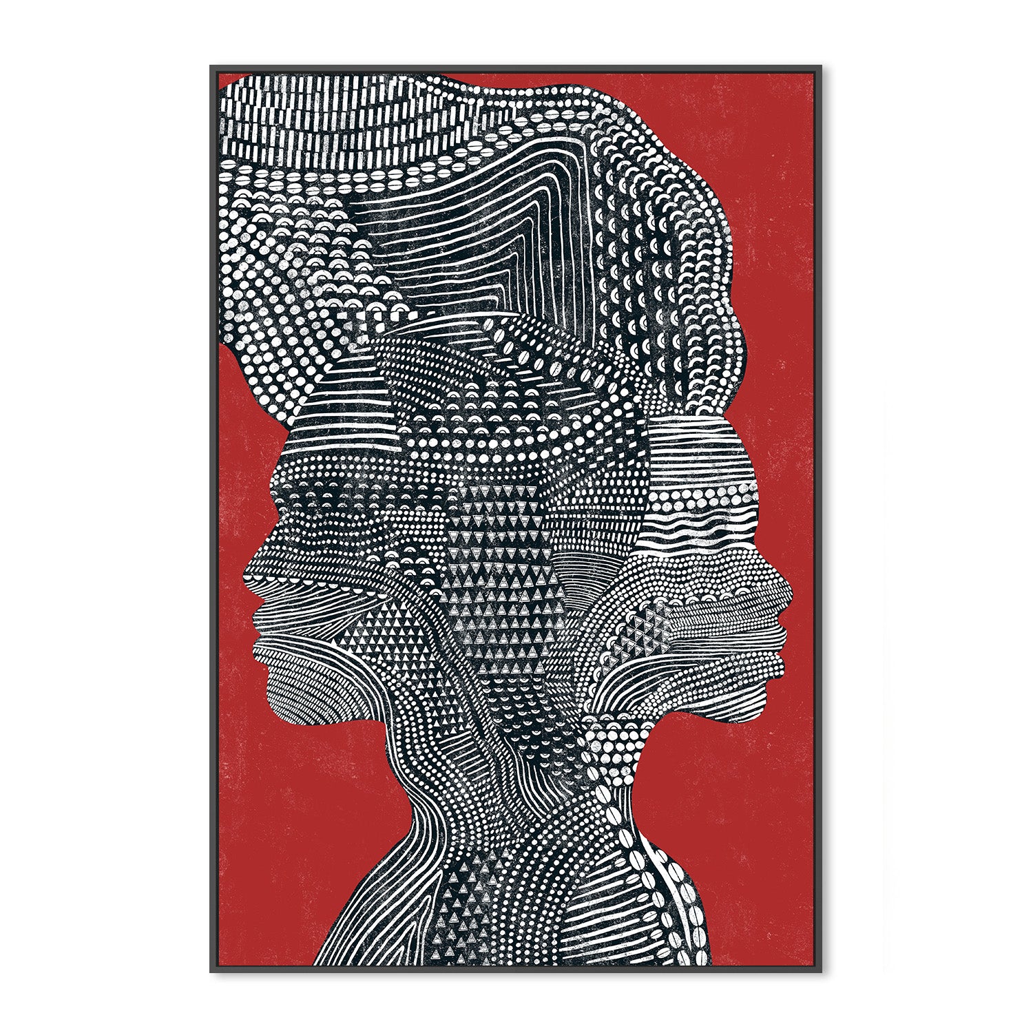 wall-art-print-canvas-poster-framed-Tribal Couple-3