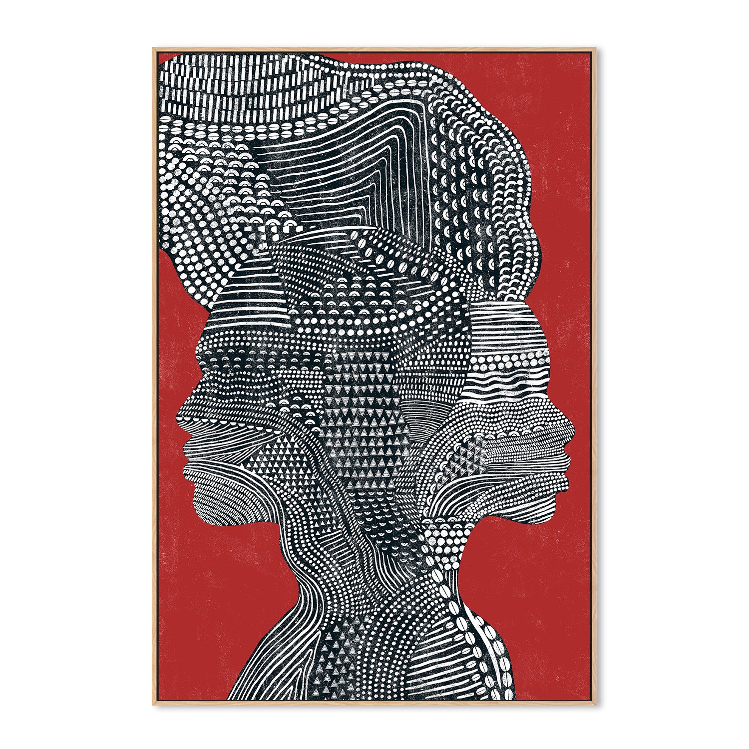 wall-art-print-canvas-poster-framed-Tribal Couple-4