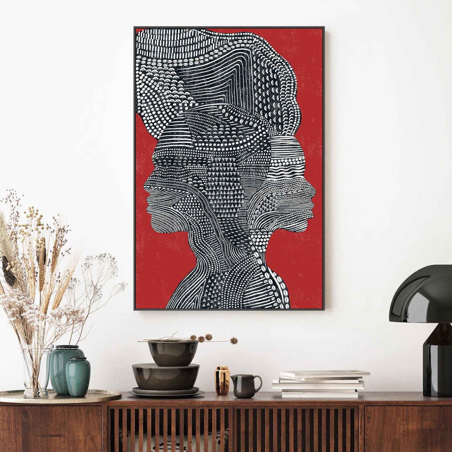 wall-art-print-canvas-poster-framed-Tribal Couple-7