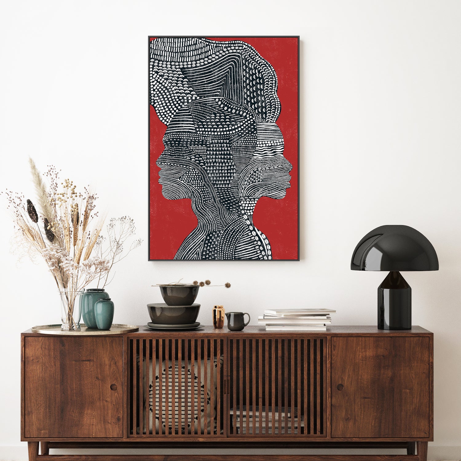 wall-art-print-canvas-poster-framed-Tribal Couple-8