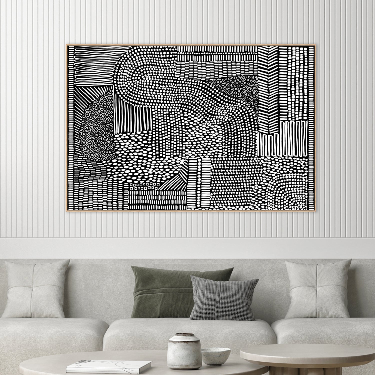 wall-art-print-canvas-poster-framed-Tribal Tapestry, Style C-7