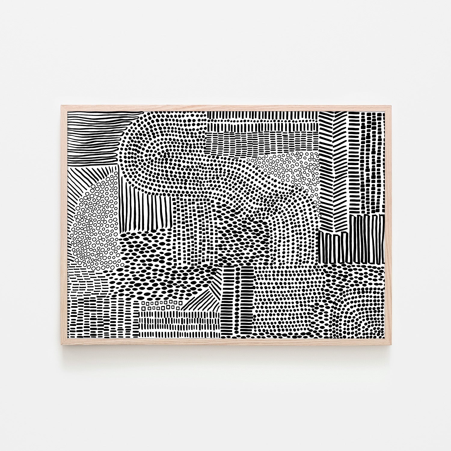 wall-art-print-canvas-poster-framed-Tribal Tapestry, Style D-6