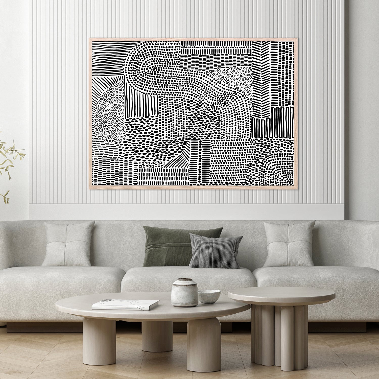 wall-art-print-canvas-poster-framed-Tribal Tapestry, Style D-9