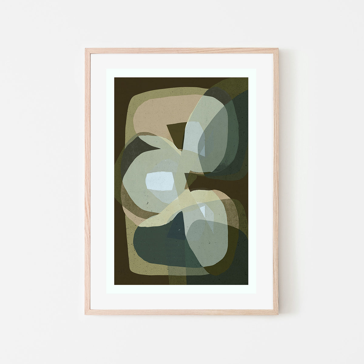 wall-art-print-canvas-poster-framed-Trio, Green-6