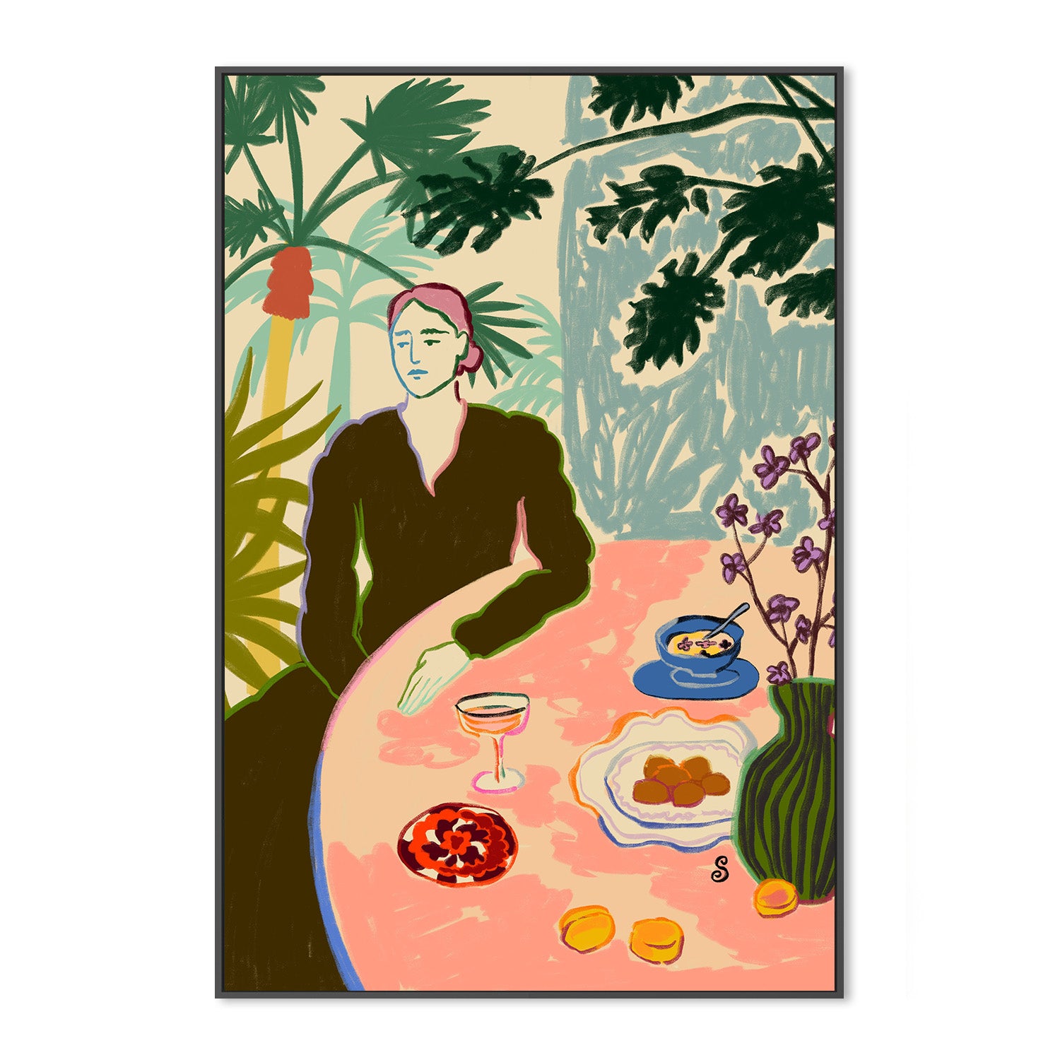 wall-art-print-canvas-poster-framed-Tropical Bunch , By Sandra Poliakov-3