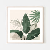 wall-art-print-canvas-poster-framed-Tropical Green, Style B-GIOIA-WALL-ART