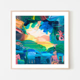wall-art-print-canvas-poster-framed-Tropical Oasis , By Belinda Stone-GIOIA-WALL-ART