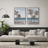 wall-art-print-canvas-poster-framed-Tropical Serenity, Style A & B, Set Of 2 , By Emily Wood-2
