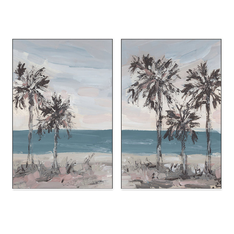 wall-art-print-canvas-poster-framed-Tropical Serenity, Style A & B, Set Of 2 , By Emily Wood-5