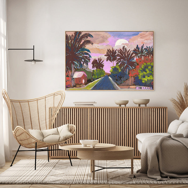 wall-art-print-canvas-poster-framed-Tropical Street , By Eleanor Baker-2