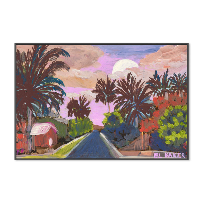 wall-art-print-canvas-poster-framed-Tropical Street , By Eleanor Baker-3