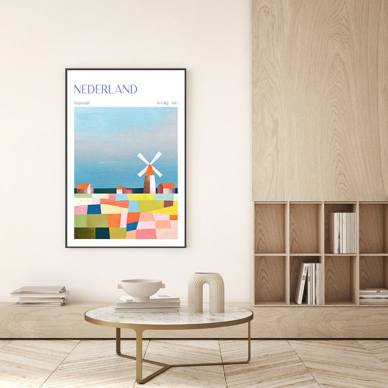 wall-art-print-canvas-poster-framed-Tulip Fields, Netherlands , By Long Way Home-GIOIA-WALL-ART