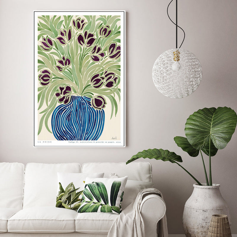 wall-art-print-canvas-poster-framed-Tulips, Style A , By La Poire-GIOIA-WALL-ART