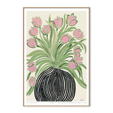 wall-art-print-canvas-poster-framed-Tulips Style B , By La Poire-GIOIA-WALL-ART
