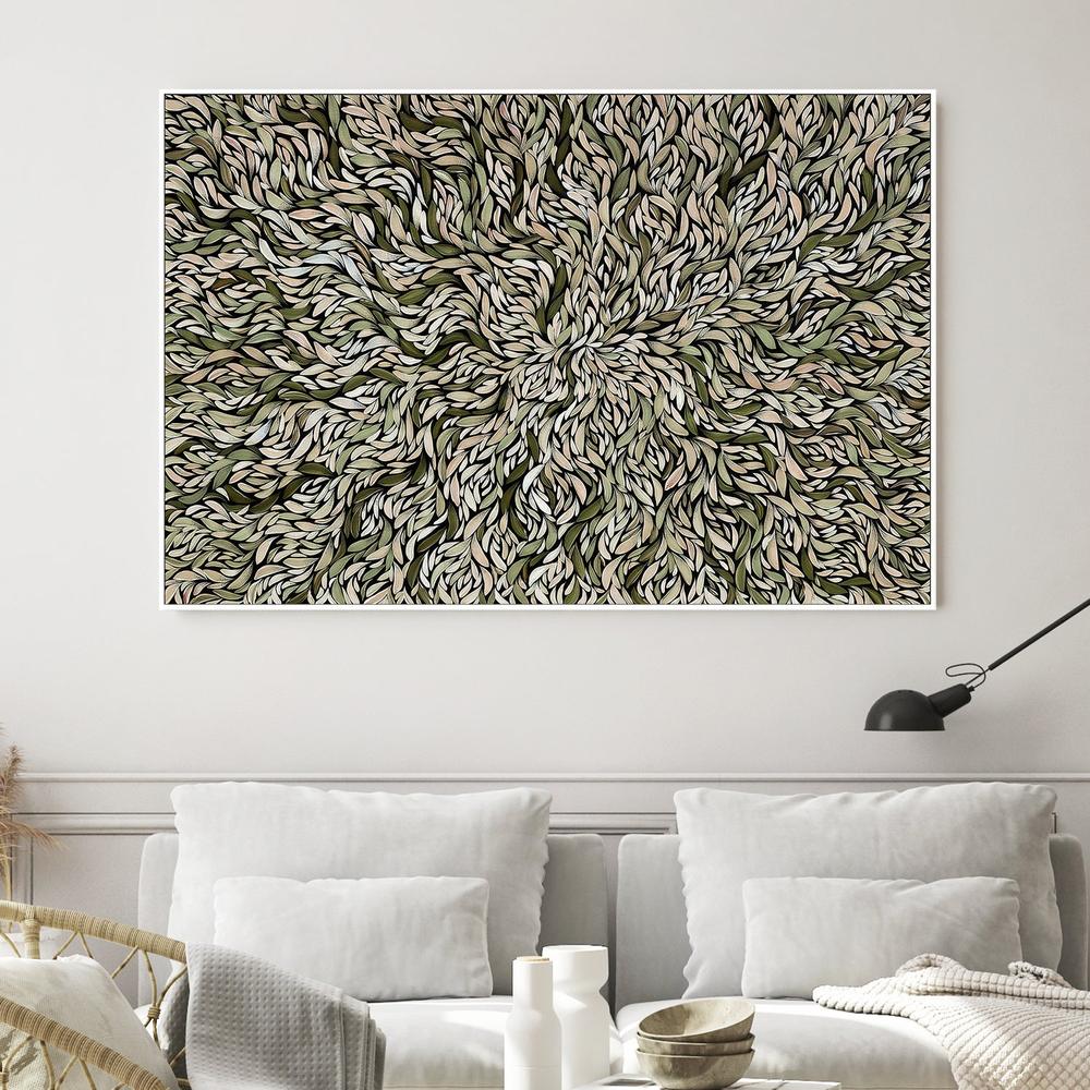 wall-art-print-canvas-poster-framed-Tumbetin Baibaiye, Healing Leaves Series , By Emma Rigney-2