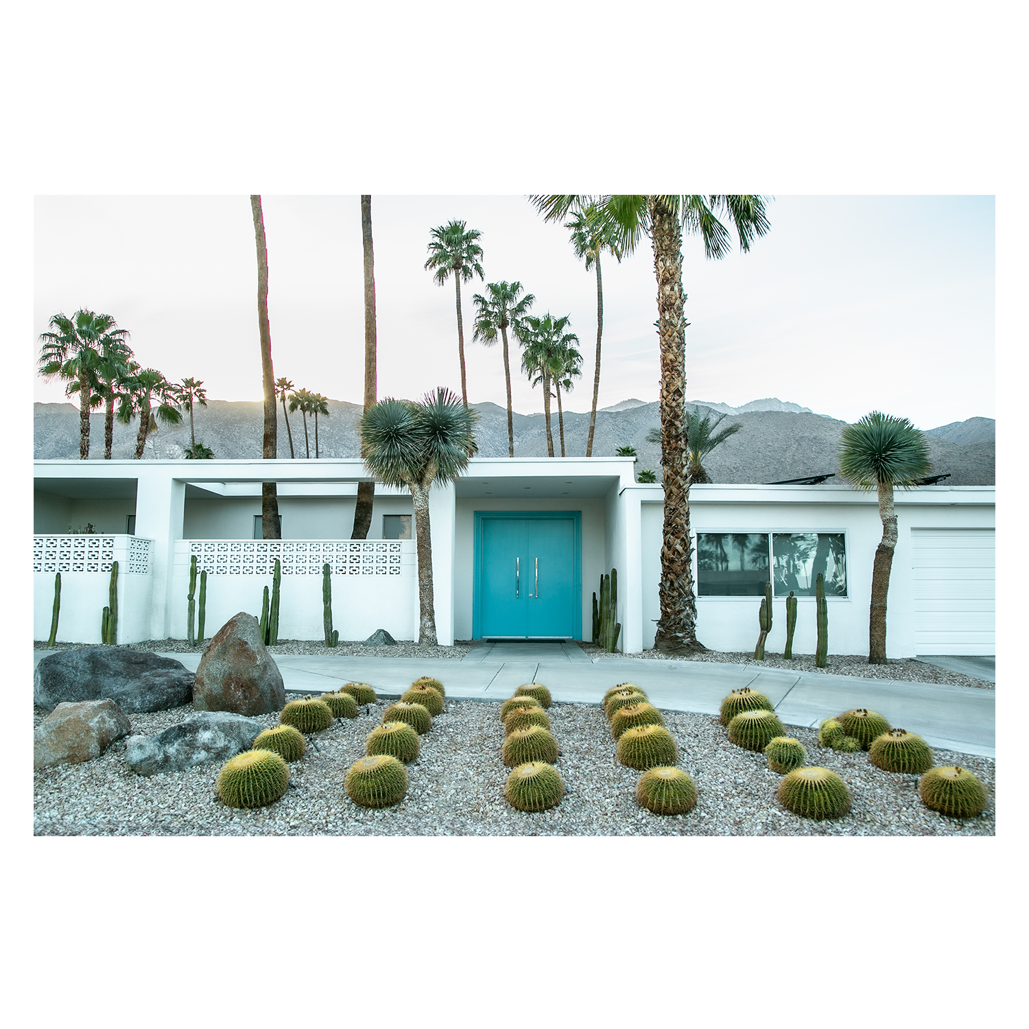 wall-art-print-canvas-poster-framed-Turquoise Door H , By Tricia Brennan-2