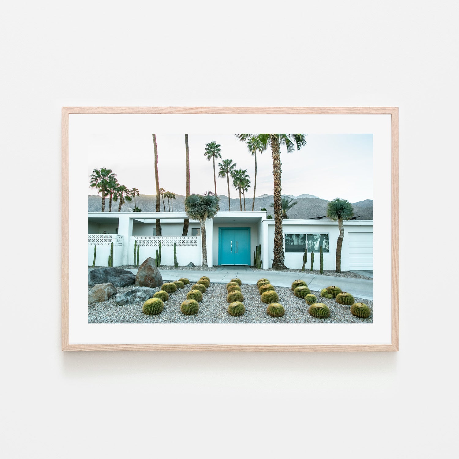 wall-art-print-canvas-poster-framed-Turquoise Door H , By Tricia Brennan-7