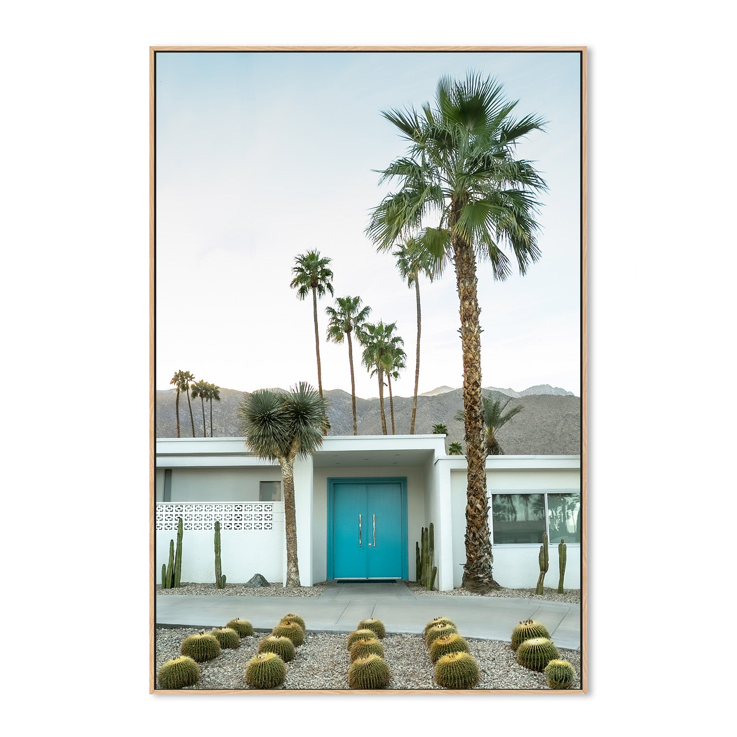 wall-art-print-canvas-poster-framed-Turquoise Door V , By Tricia Brennan-5