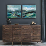 wall-art-print-canvas-poster-framed-Turquoise Slopes, Set of 2-by-Silvia Vassileva-Gioia Wall Art