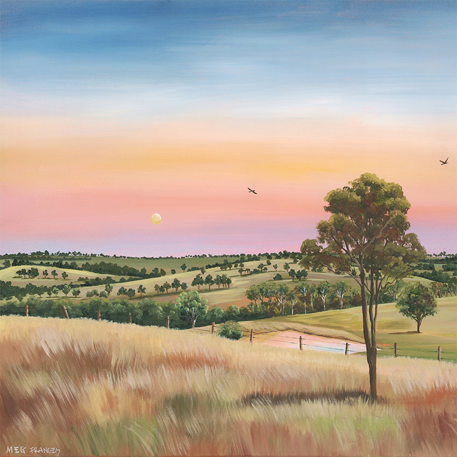 wall-art-print-canvas-poster-framed-Twilight glow-1