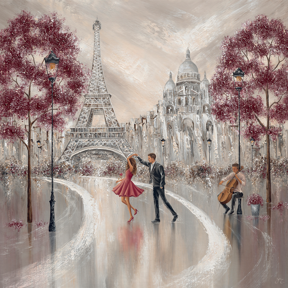 Twirl, Paris Dance , By Isabella Karolewicz,Wall Art Canvas Print,