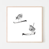 wall-art-print-canvas-poster-framed-Two Robins On Branches , By Danushka Abeygoda-6