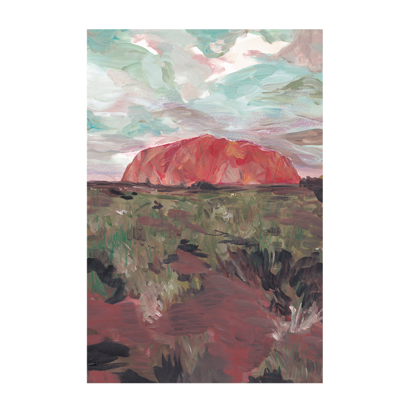wall-art-print-canvas-poster-framed-Uluru , By Alice Kwan-1