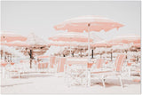Buy Umbrellas And Deck Chairs On The Beach Wall Art Online, Framed Canvas Or Poster