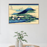 wall-art-print-canvas-poster-framed-Umegawa in Sagami province-by-Katsushika Hokusai-Gioia Wall Art