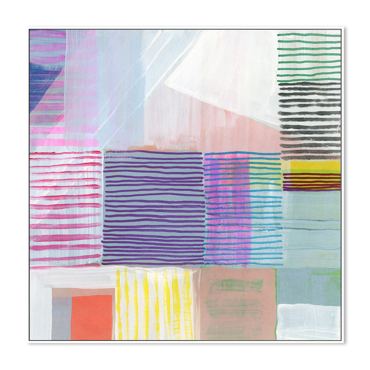 wall-art-print-canvas-poster-framed-Un Dessin Abstracte, Style A-5