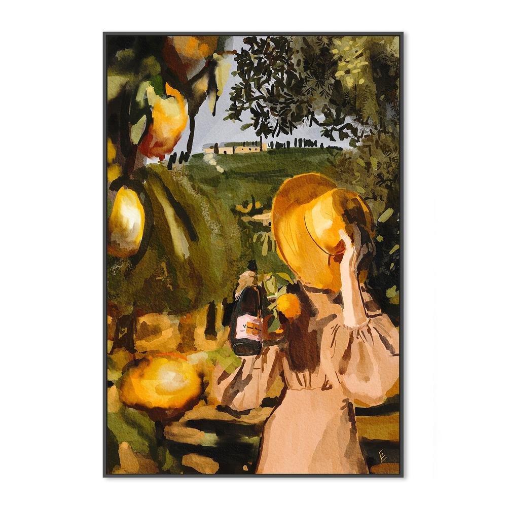Under The Tuscan Sun , By Ekaterina Zagorska,Wall Art Canvas Print,