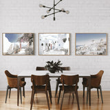 wall-art-print-canvas-poster-framed-Vacation To Santorini, Set Of 3-by-Gioia Wall Art-Gioia Wall Art
