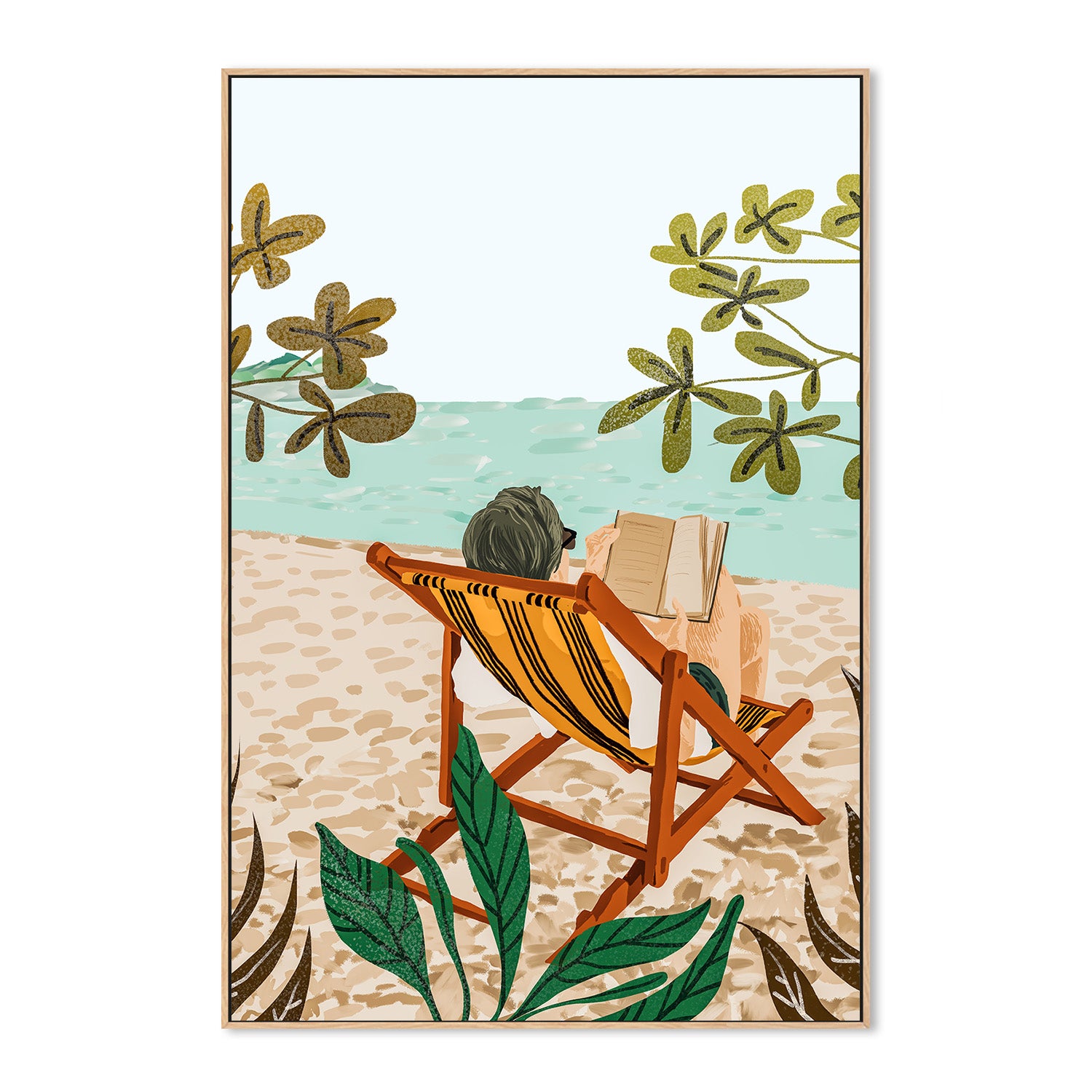 wall-art-print-canvas-poster-framed-Vacay Book Club-4