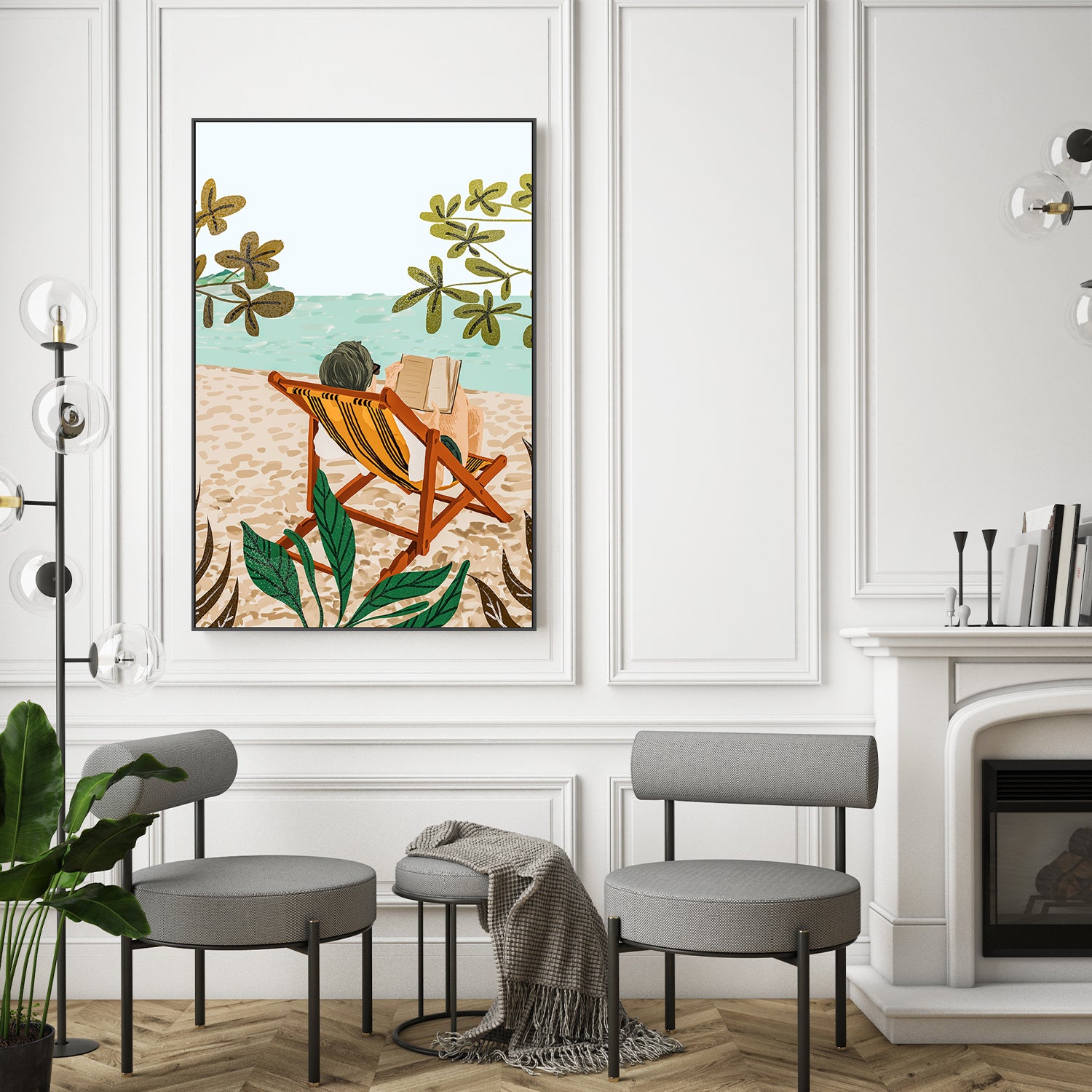 wall-art-print-canvas-poster-framed-Vacay Book Club-7