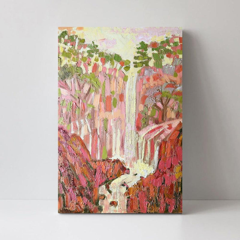 wall-art-print-canvas-poster-framed-Vanilla Waterfall-by-Ekaterina Prisich-Gioia Wall Art