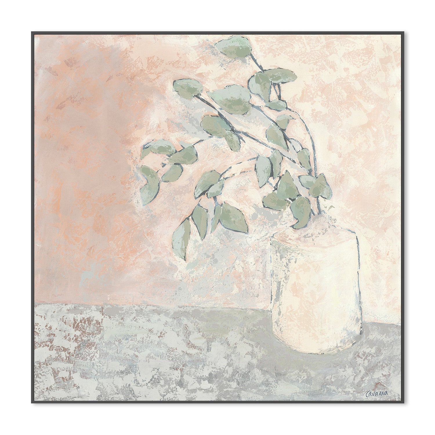 wall-art-print-canvas-poster-framed-Vase Series Gum Branch-3