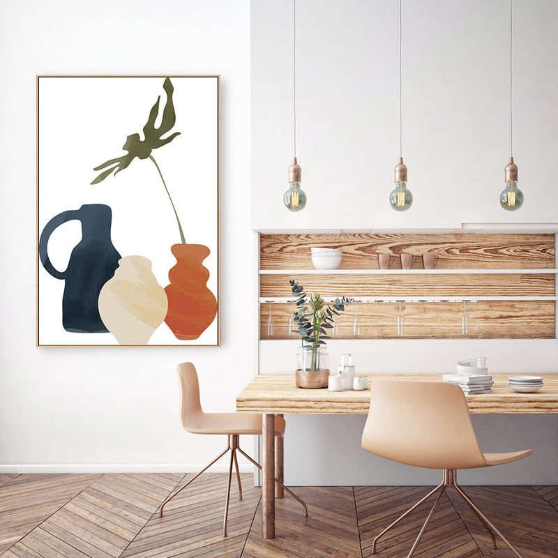 wall-art-print-canvas-poster-framed-Vase Trio, Style C-GIOIA-WALL-ART