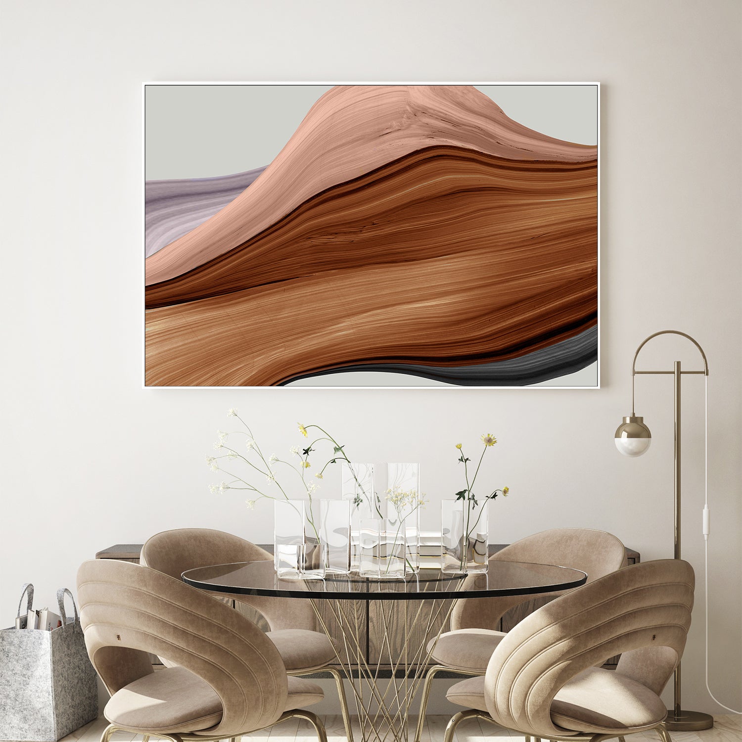 wall-art-print-canvas-poster-framed-Veins of Oak, Style A-7