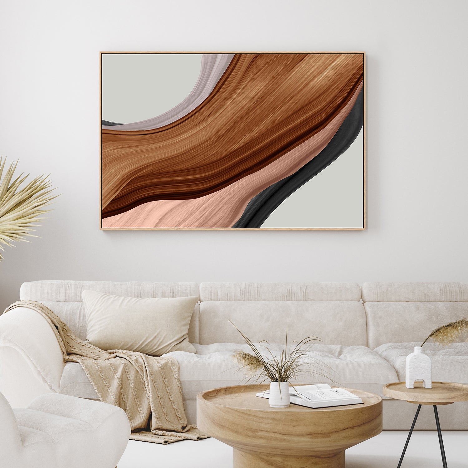 wall-art-print-canvas-poster-framed-Veins of Oak, Style B-2