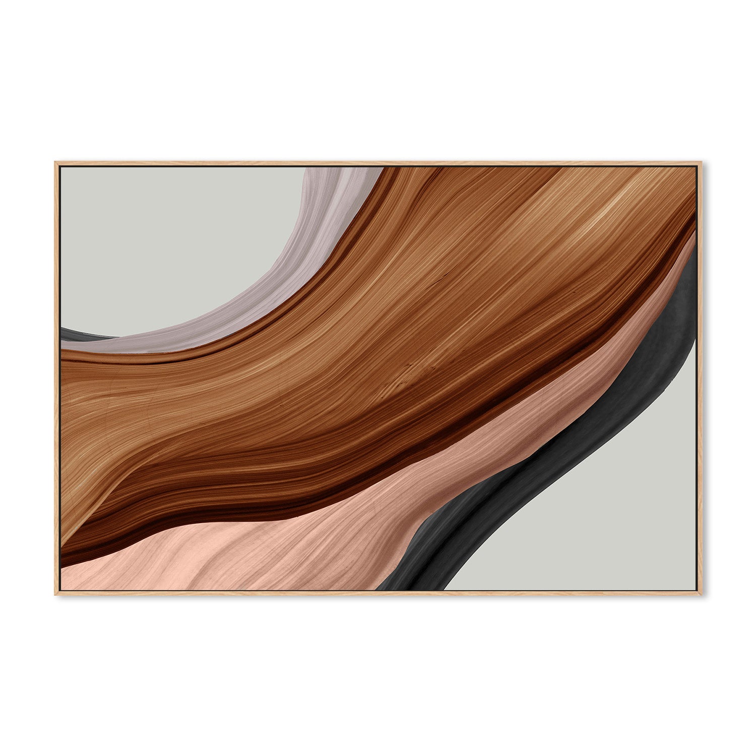 wall-art-print-canvas-poster-framed-Veins of Oak, Style B-4