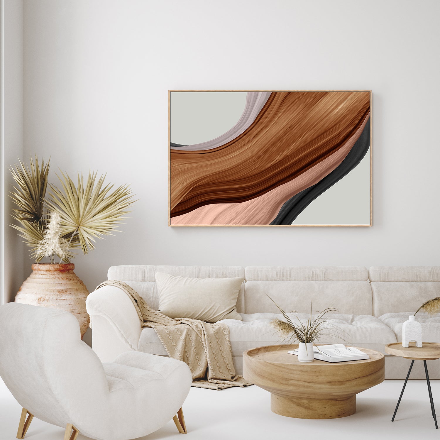 wall-art-print-canvas-poster-framed-Veins of Oak, Style B-7