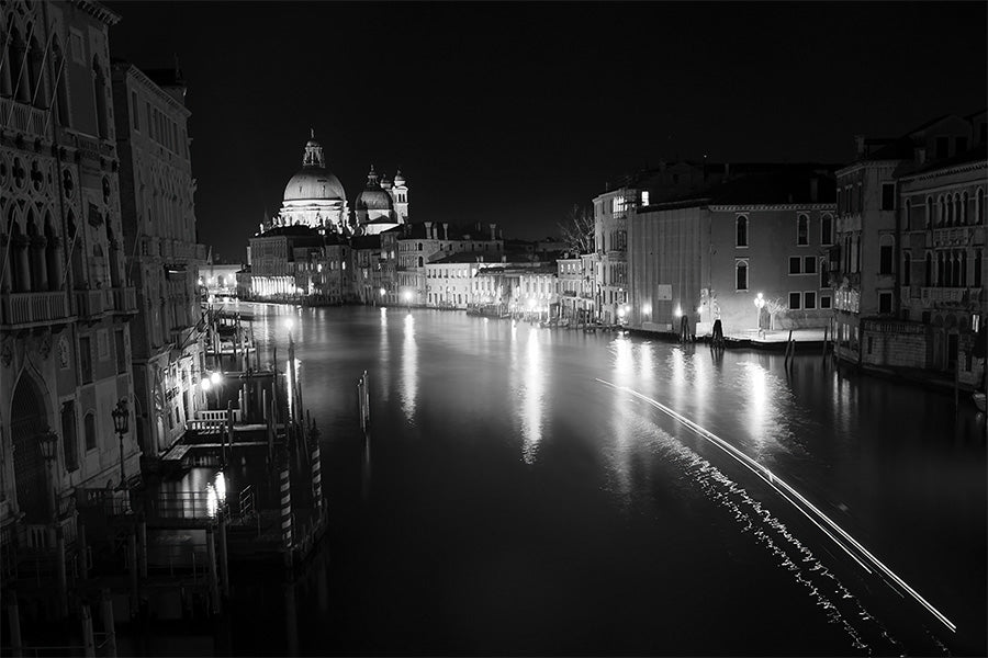 wall-art-print-canvas-poster-framed-Venice at Night-1