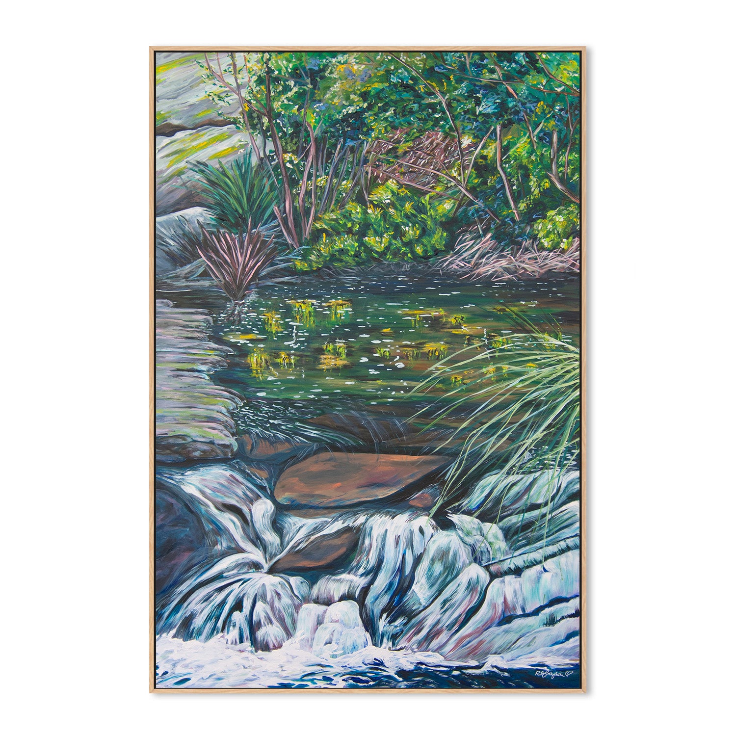 wall-art-print-canvas-poster-framed-Venus Baths Waterfall-4