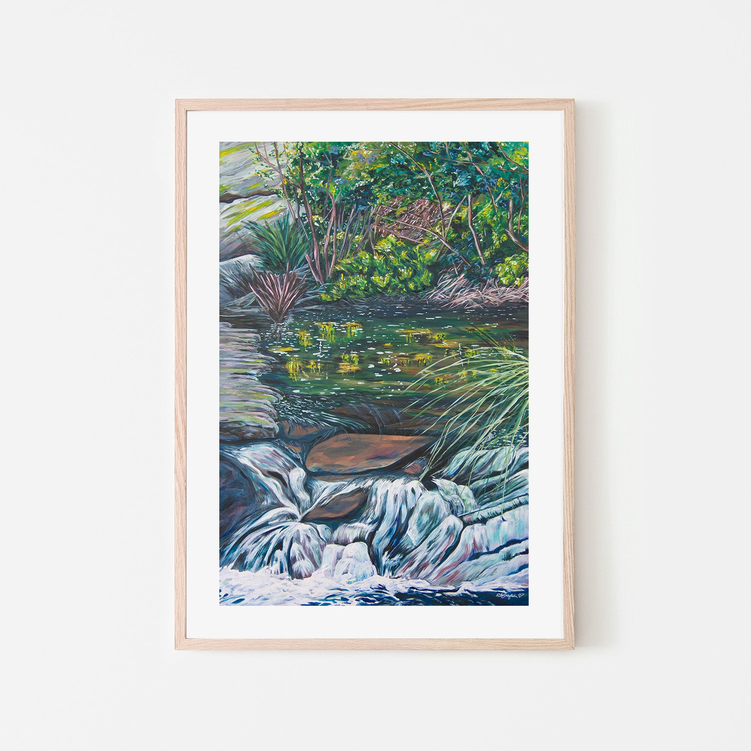 wall-art-print-canvas-poster-framed-Venus Baths Waterfall-6