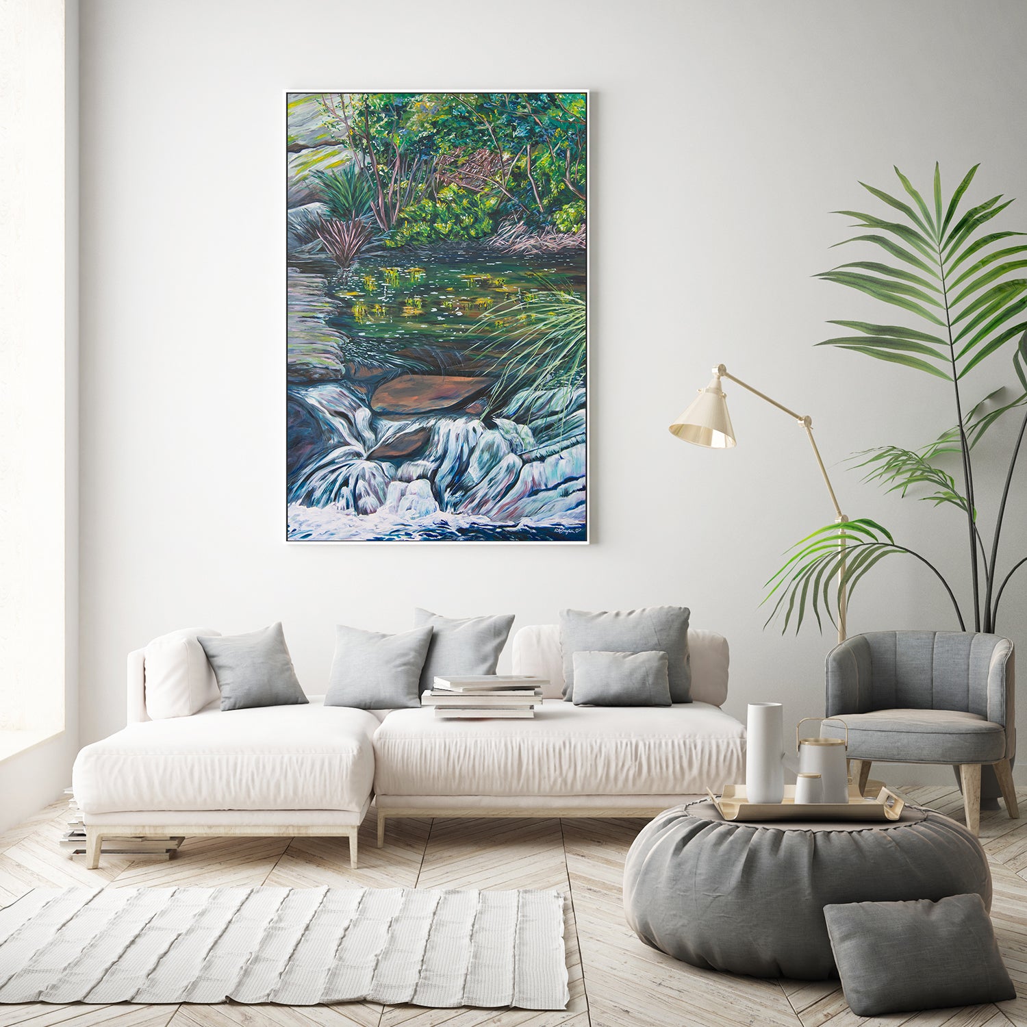 wall-art-print-canvas-poster-framed-Venus Baths Waterfall-7