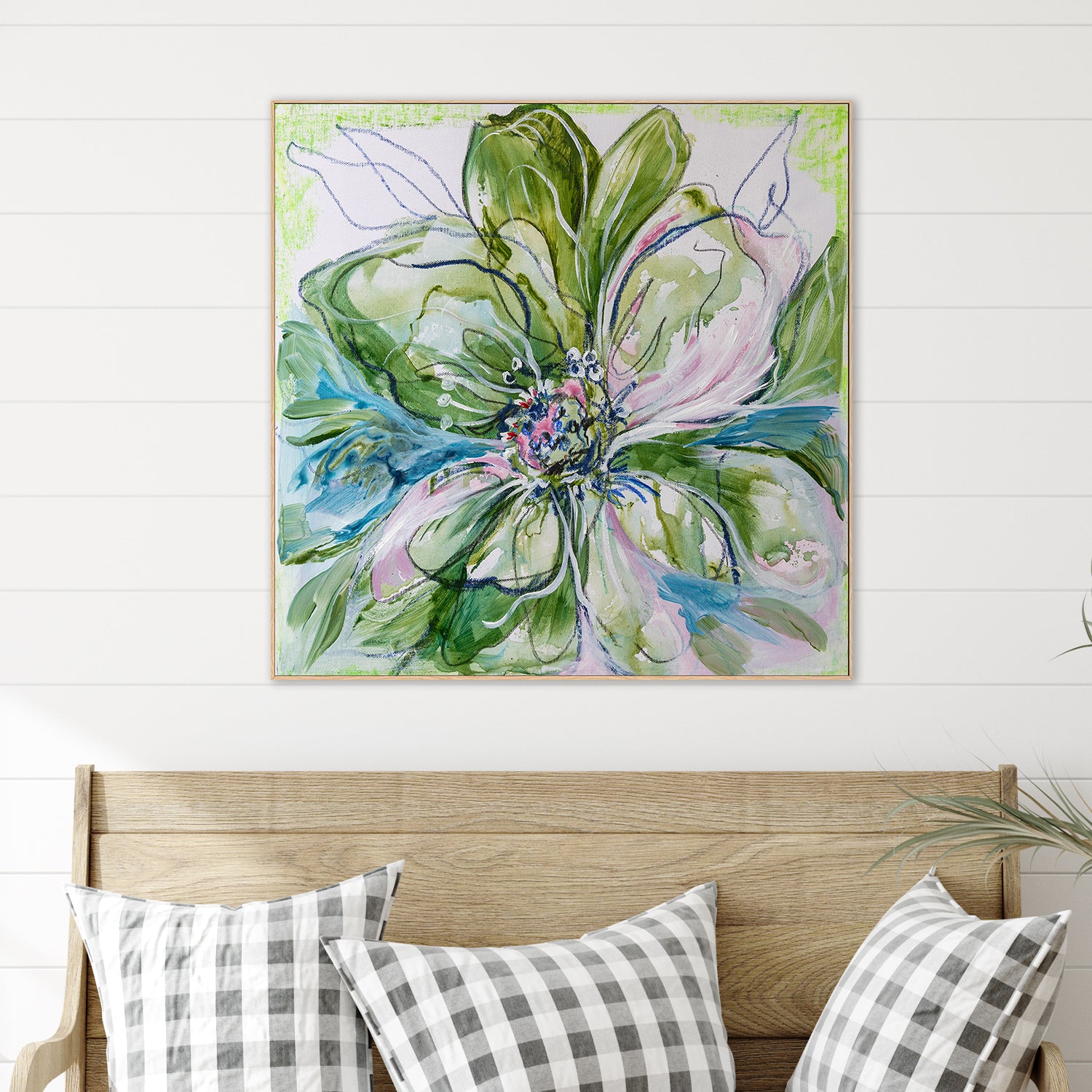 wall-art-print-canvas-poster-framed-Verdant Blooms-2