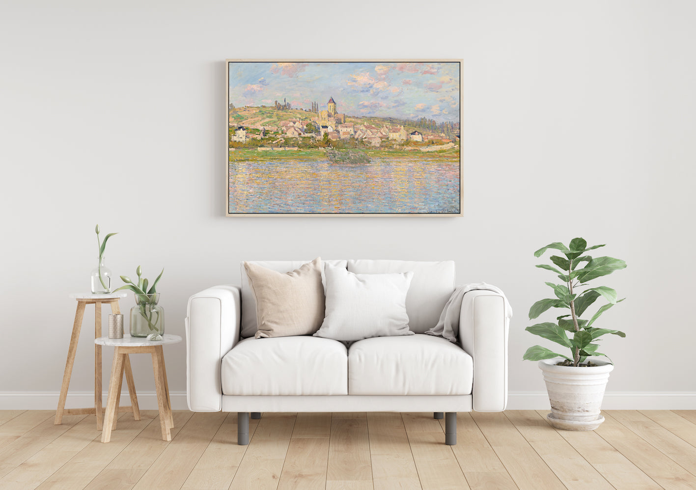 wall-art-print-canvas-poster-framed-Vétheuil 1879, By Monet-by-Gioia Wall Art-Gioia Wall Art