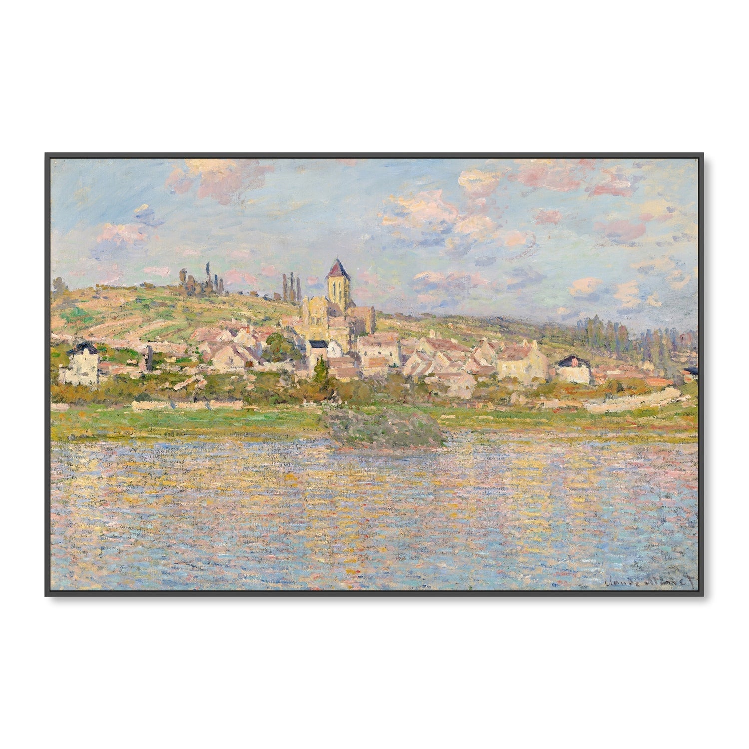 wall-art-print-canvas-poster-framed-Vétheuil 1879, By Monet-by-Gioia Wall Art-Gioia Wall Art