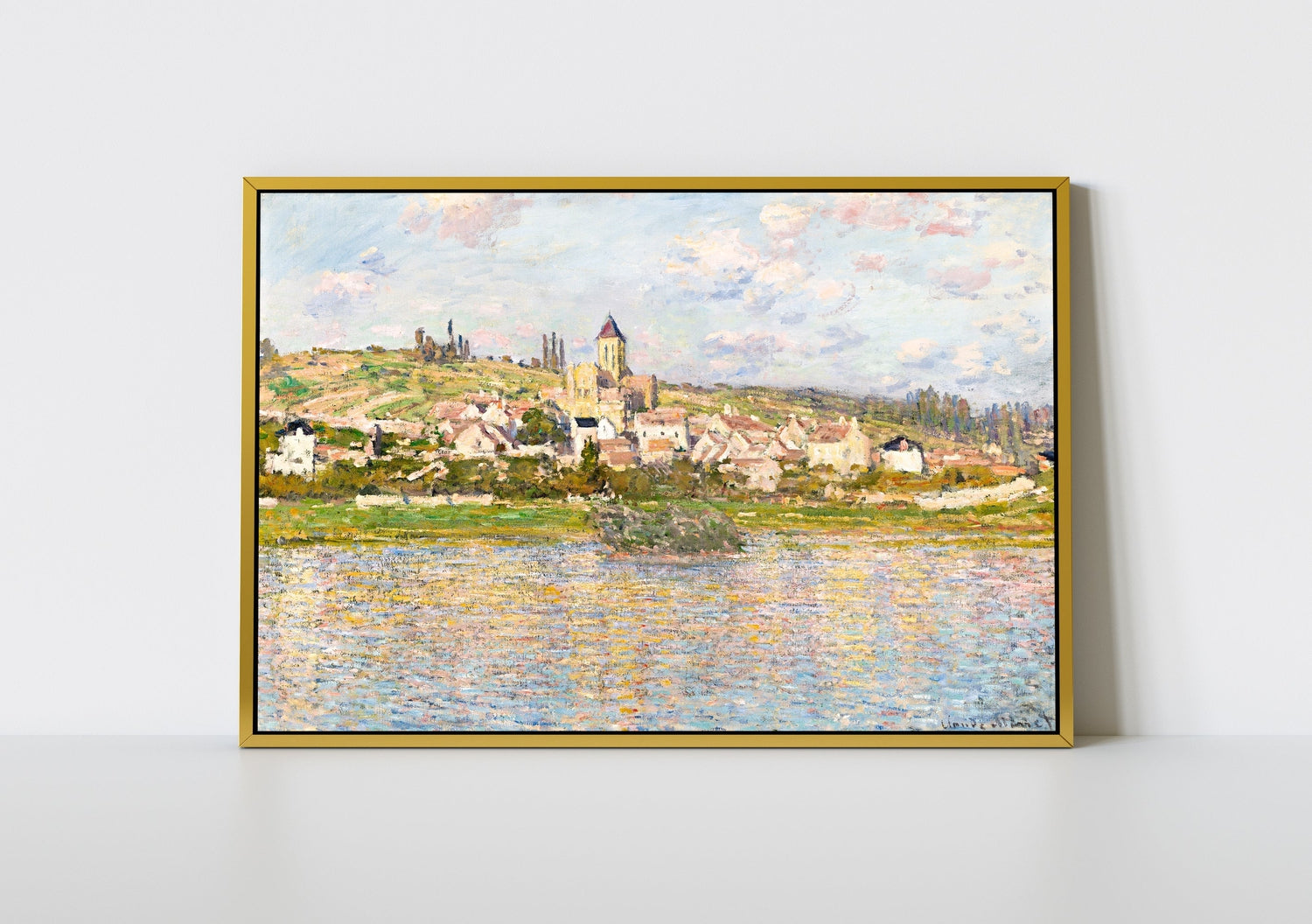wall-art-print-canvas-poster-framed-Vétheuil 1879, By Monet-by-Gioia Wall Art-Gioia Wall Art